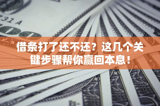 北京借条打了还不还？这几个关键步骤帮你赢回本息！