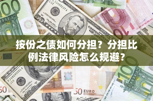 北京按份之债如何分担？分担比例法律风险怎么规避？