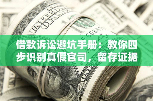 北京借款诉讼避坑手册：教你四步识别真假官司，留存证据不踩雷