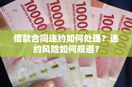 北京借款合同违约如何处理？违约风险如何规避？