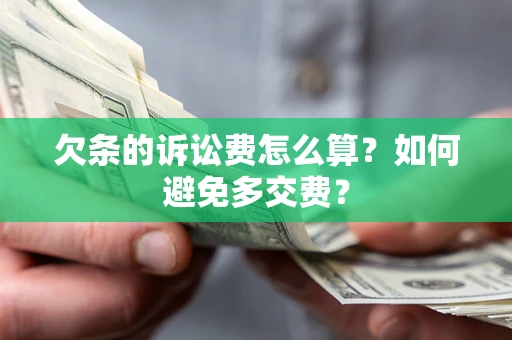 北京欠条的诉讼费怎么算？如何避免多交费？