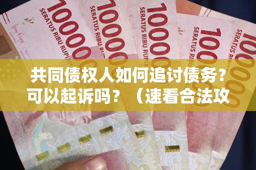 北京共同债权人如何追讨债务？可以起诉吗？（速看合法攻略）