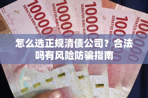 北京怎么选正规清债公司？合法吗有风险防骗指南