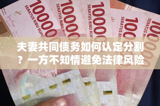 北京夫妻共同债务如何认定分割？一方不知情避免法律风险必看！